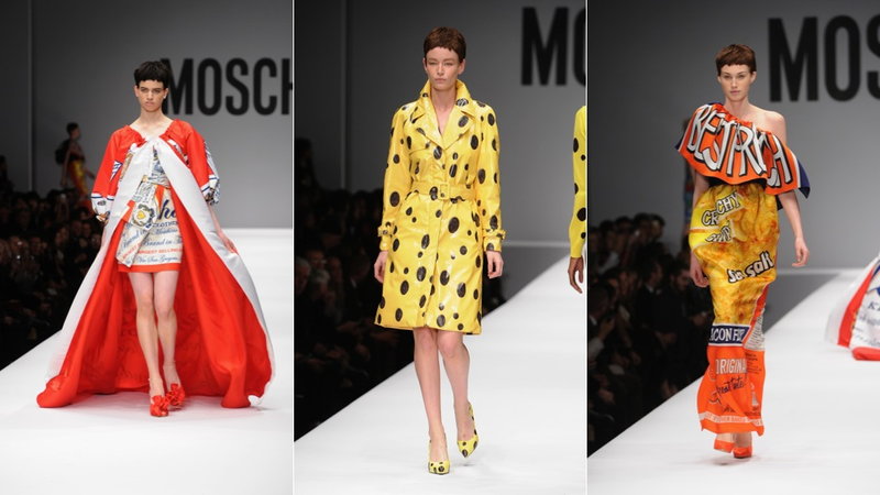 Illustration for article titled Moschino's Fall Collection Featured a High-Fashion McDonald's Uniform